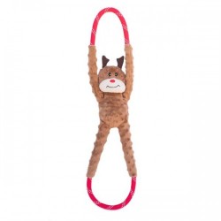 Gioco Zippy Paws HOLIDAY ROPETUGZ - REINDEER