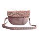 Eco Fur Walking Bag Velluto Pink