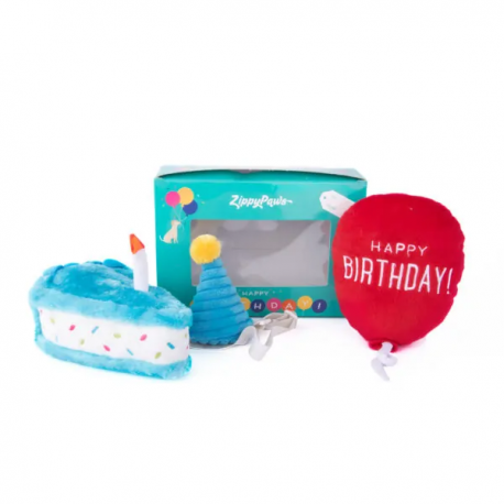 Gioco Zippy Paws Birthday Box Blue (3 pcs)