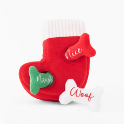 Gioco Zippy Paws Holiday Zippy Burrow - Naughty or Nice Stocking