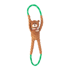 Gioco Zippy Paws Rope Tugz - Bear