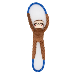 Gioco Zippy Paws Rope Tugz - Sloth