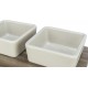 City Style Set Di Ciotole In Ceramica/Mdf