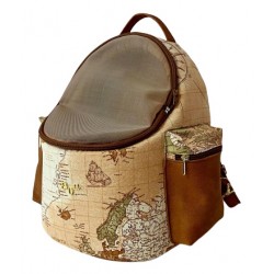 Back/Front /Car EggPack + Pockets World Brown