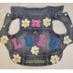 Gilet di Jeans per cani | Personalizzato con applicazioni lavorate all'uncinetto | Dandy's Store