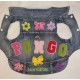 Gilet di Jeans per cani | Personalizzato con applicazioni lavorate all'uncinetto | Dandy's Store